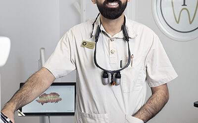 Dr Obaidi levererar tandvård på den tekniska framkantenar
